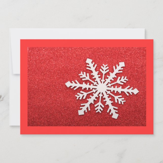 Snowflake Invitation (Front)