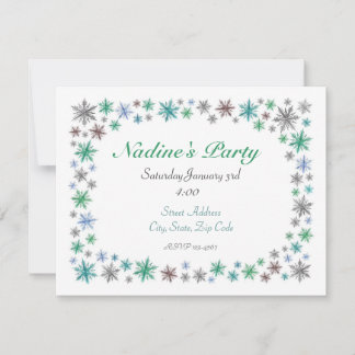 Snowflake Invitation