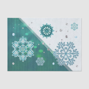 Snowflake Jewelled 3D Tissue Paper