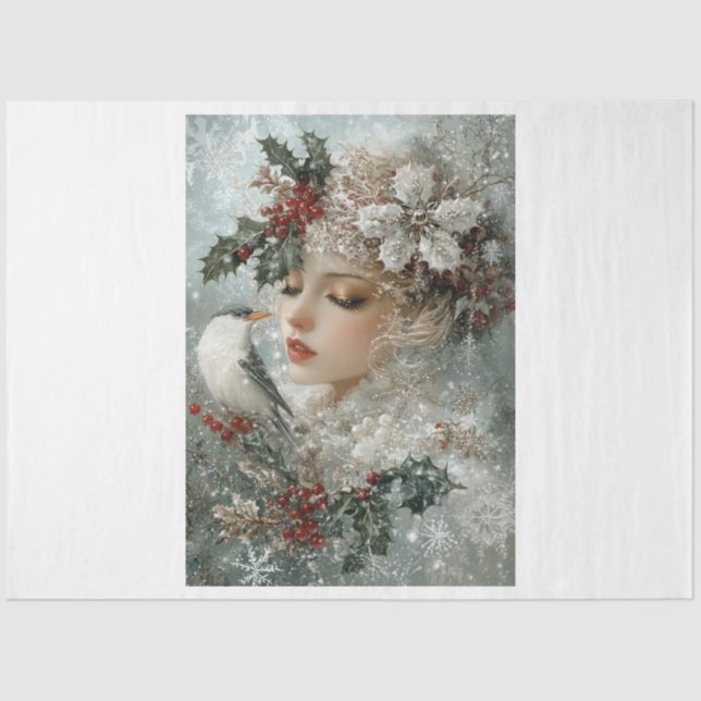 Snowflake Ladybird Tissue Paper (Front)