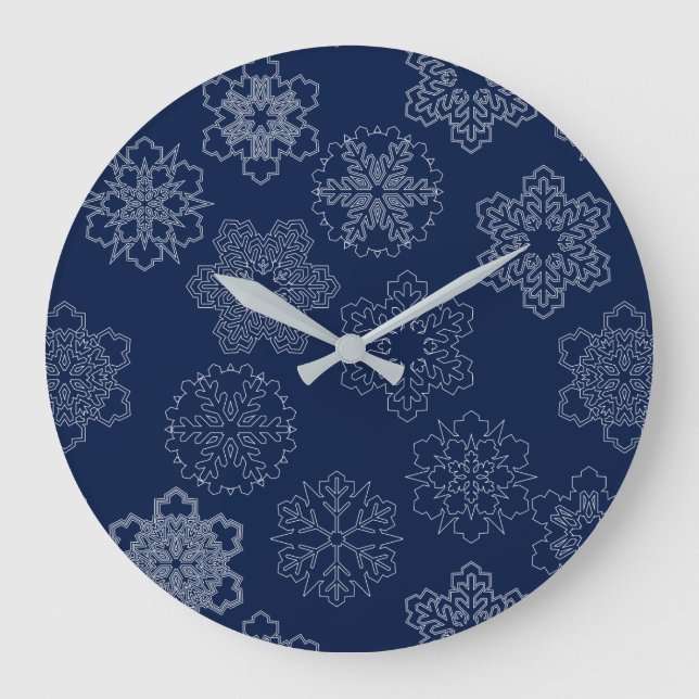 snowflake large clock (Front)