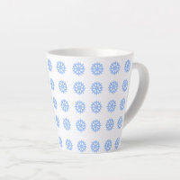 Snowflake Light Blue Winter Pattern