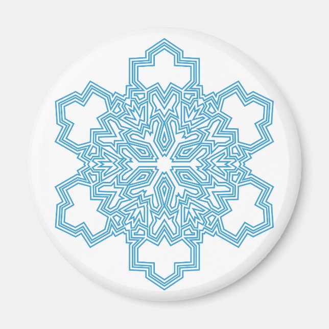 Snowflake Magnet (Front)