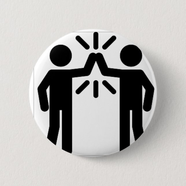 SNŐWFLAKE MAKER - PLAYGROUND BADGE 2 INCH ROUND BUTTON (Front)