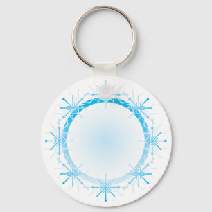 Snowflake Mandala Keychain