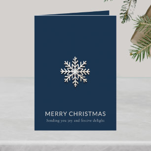 Snowflake Merry Christmas Card