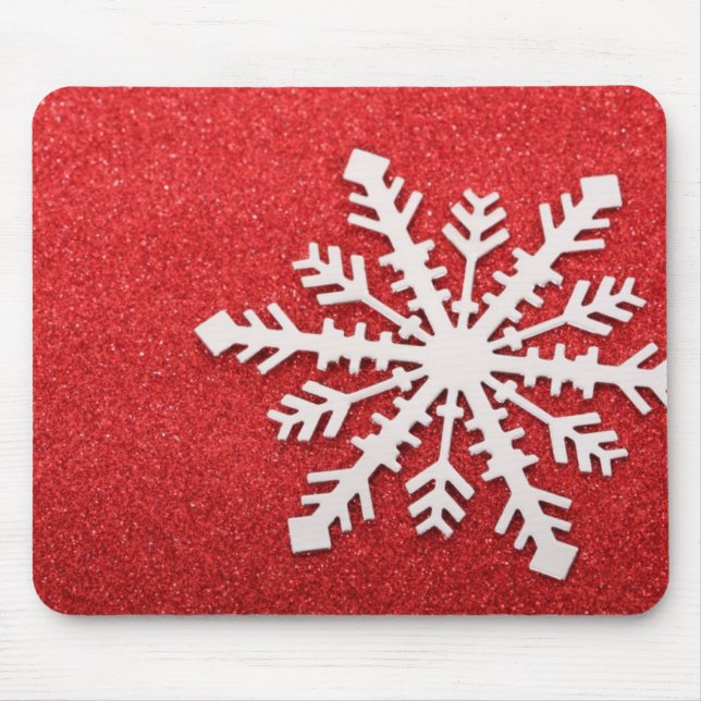 Snowflake Mouse Pad (Front)