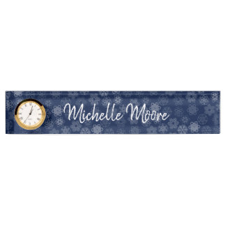 Snowflake Nameplate