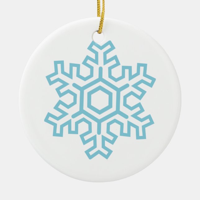 SnowFlake Ornament 1 (Personalize) (Front)