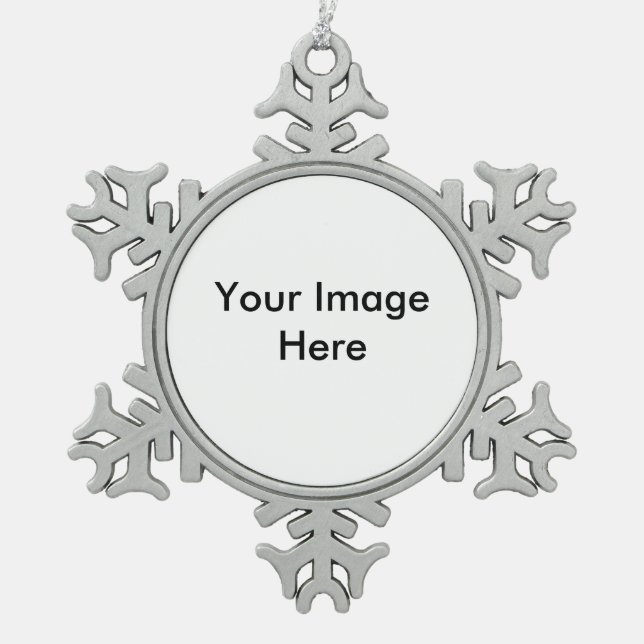 Snowflake Ornament for Personalization (Front)