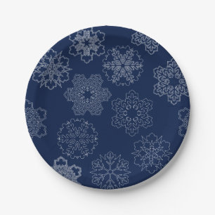 Snowflake Paper Plate
