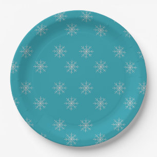 Snowflake  paper plate