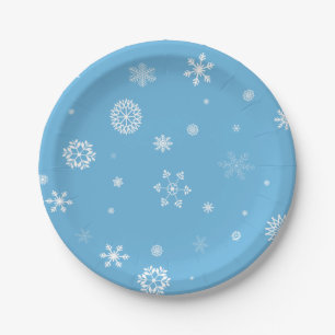 Snowflake Paper Plates