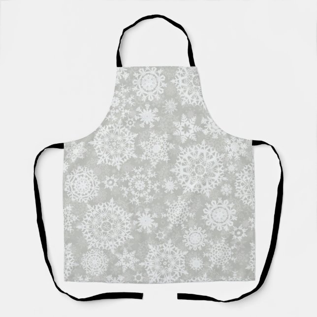 Snowflake pattern	 apron (Front)