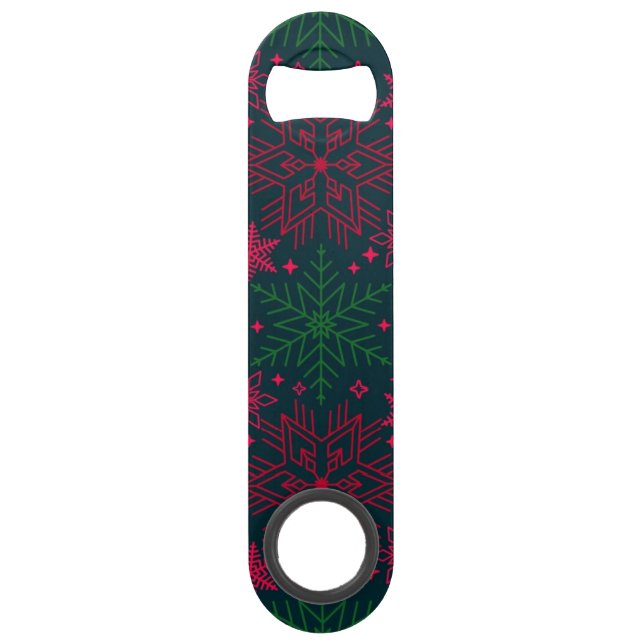Snowflake pattern	 bar key (Front)