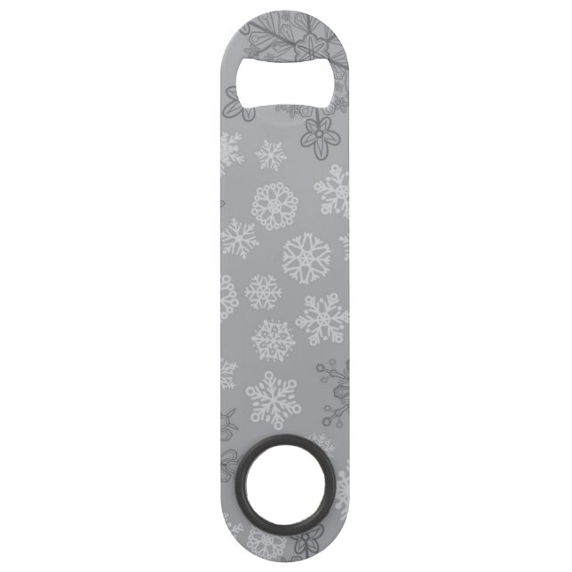 Snowflake pattern	 bar key (Front)