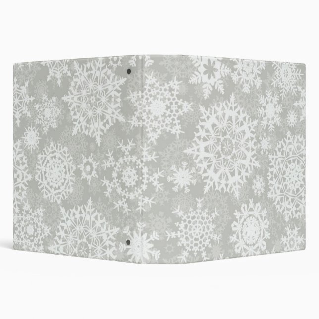 Snowflake pattern	 binder (Background)