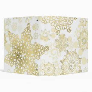 Snowflake pattern binder