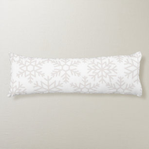 Snowflake pattern	 body pillow