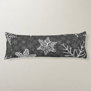 Snowflake pattern	 body pillow