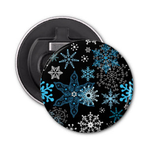 Snowflake pattern	 bottle opener