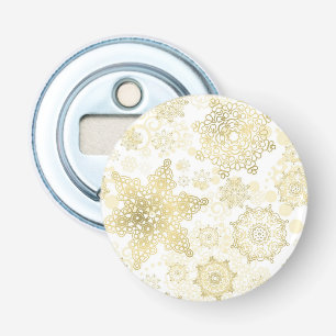 Snowflake pattern bottle opener