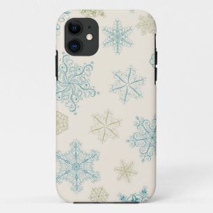 Snowflake pattern iPhone 11 case