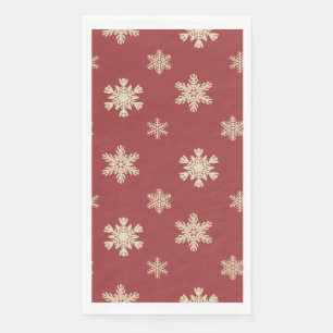 Snowflake pattern Christmas Paper Guest Towels Napkin