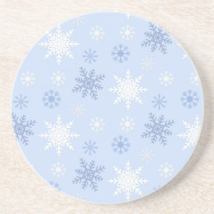 Snowflake pattern coaster