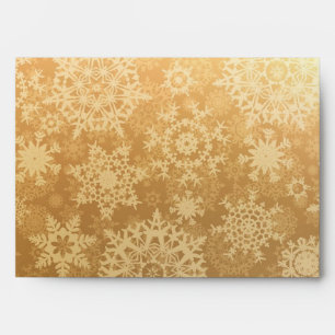 Snowflake pattern envelope