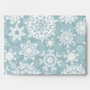 Snowflake pattern envelope