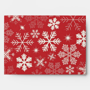 Snowflake pattern	 envelope