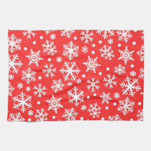 Snowflake Pattern Kitchen Towel