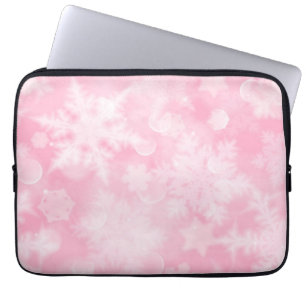 Snowflake pattern	 laptop sleeve