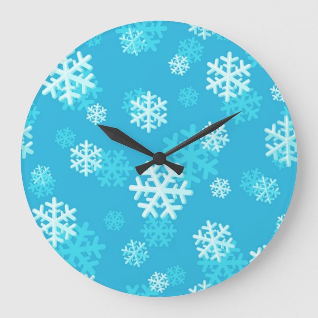 Snowflake pattern	 large clock (Front)