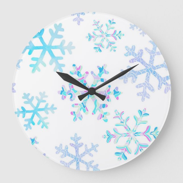 Snowflake pattern	 large clock (Front)