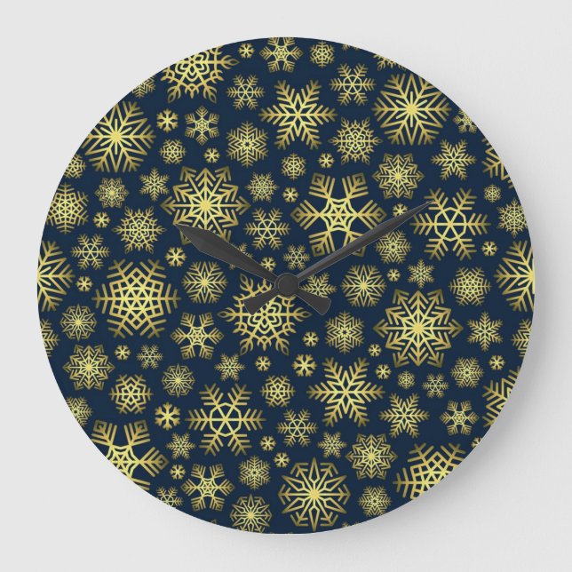 Snowflake pattern	 large clock (Front)