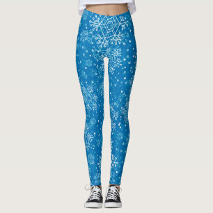Snowflake pattern leggings