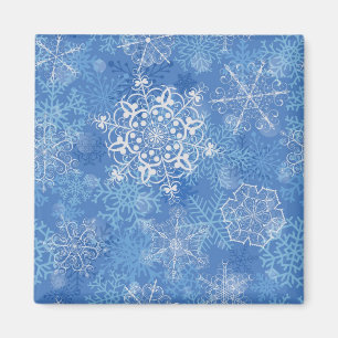 Snowflake pattern	 magnet