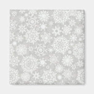 Snowflake pattern	 magnet