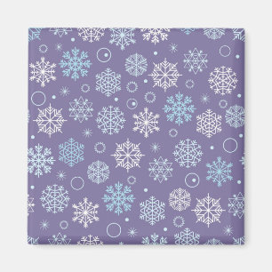 Snowflake pattern magnet