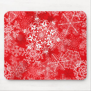 Snowflake pattern	 mouse pad
