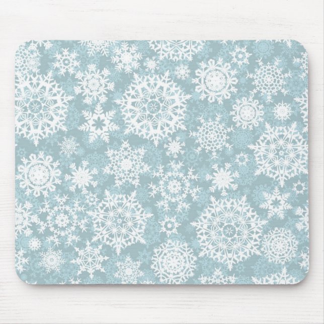 Snowflake pattern	 mouse pad (Front)