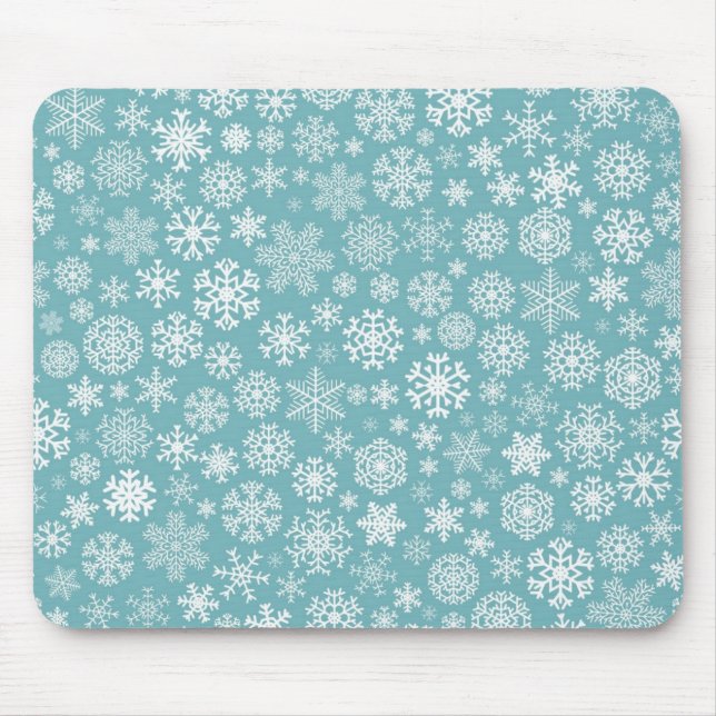 Snowflake pattern	 mouse pad (Front)
