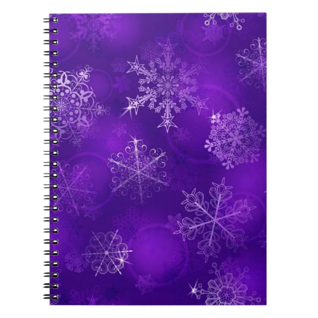 Snowflake pattern	 notebook (Front)