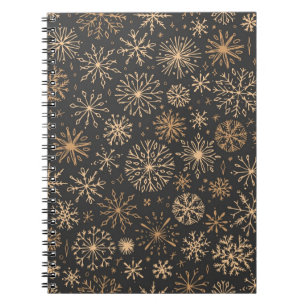 Snowflake pattern notebook