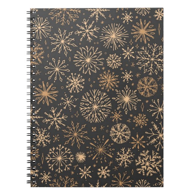 Snowflake pattern	 notebook (Front)