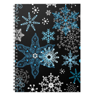 Snowflake pattern notebook