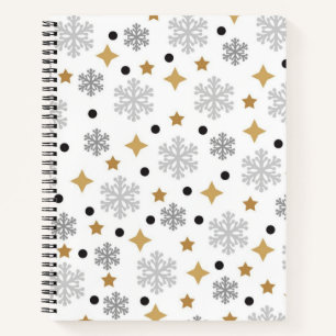 Snowflake pattern notebook