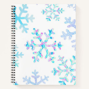 Snowflake pattern	 notebook